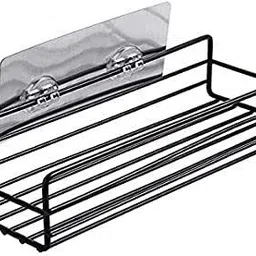 rexmon Multipurpose Kitchen Bathroom Shelf Wall Holder Storage Rack Stainless Steel Wall Shelf-picture-19