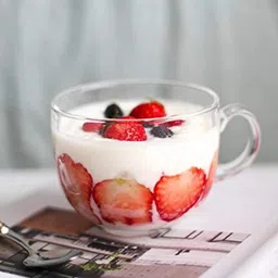 dulariya Pack of 6 Glass Transparent clear glass tea and coffee cup set of 6 image 2