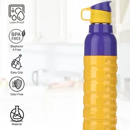 speack 900 ml Plastic, Stainless Steel Bottle image 3