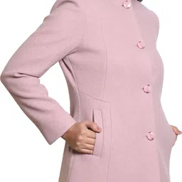 comfy sparrow WOOL BLEND Coat For Women image 4