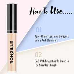 ronzille HD Waterproof liquid concealer Natural Beige Concealer image 5