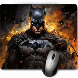 Pawsome Creations Bat M Printed Mouse Pad Non Slip Base Mousepad-picture-25