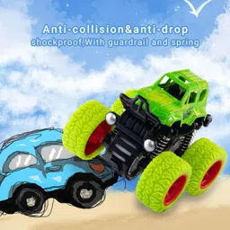ragvee Monster Truck Cars Push and Go Toy Trucks Friction for Toddlers Kids Gift image 2