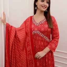 rohika Women Viscose Rayon Kurta Palazzo Dupatta Set image 3