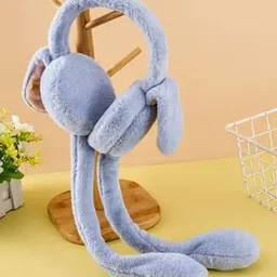 varsug traders Cute Rabbit Ear Moving Earmuffs for Kids (Pack of 1, Random pick color) Ear Muff-picture-30