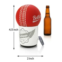 the quirk box Cricket Ball Shaped Bottle Opener image 2