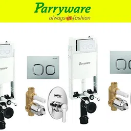 parryware Half Frame Concealed Cistern, with divater body upper cleart set of 2 pic 219 Dual Flush Tank-picture-10