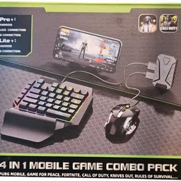 DXP Bluetooth Gaming Keyboard Mouse Convertor For Smartphone 4 in 1 Mobile Game Combo Set image 4