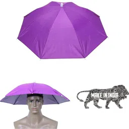 dark moon Hat Umbrella for Kids 2Pcs Cap Umbrella for Girls and Boys, Women, Men (a17) Umbrella image 4