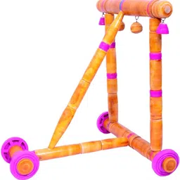 aproaziz HT Wooden Activity Baby Walker nadavandi for Kids Inflatable Sofa/ Chair image 1