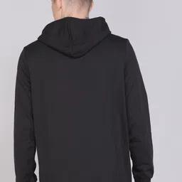 puma Men Full Sleeve Solid Hooded Sweatshirt image 3