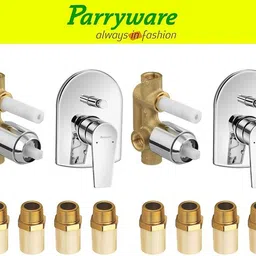 parryware Praseo concealed Diverter Body , Upper Part MTA 8 pic set of 2 pic 362 Faucet Set-picture-12