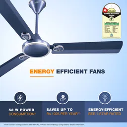 v-guard Envino AS with 2 Year Warranty Energy Saving 1200 mm Ceiling Fan image 3
