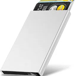 usl Men & Women Formal, Travel, Trendy Silver Aluminium Card Holder-picture-13