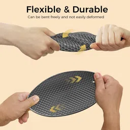 elephantboat Ultra Thick 8mm Silicone Trivets Mats for Hot Dishes Pans Matte Trivet image 3
