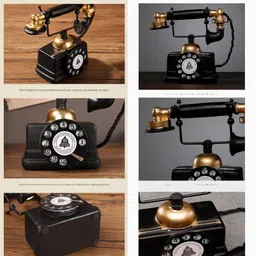 jagmohan enterprises European Retro Telephone Decorative Showpiece - 16 cm image 3