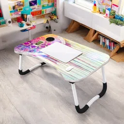 lectose Wooden Foldable Students Stand, Computer Desk Folding, Portable Laptops Tables Wood Portable Laptop Table-picture-17