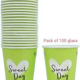 nisha enterprises (Pack of 100) Pack of 100 sweet glass Glass Water/Juice Glass-picture-27