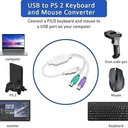 ALRITO PS2 Active Adapter USB Type A Male to PS 2 Femalefor Keyboard Mouse for Keyboard Mouse USB Cable image 5