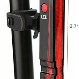 fabsports Fancy laser Spot+Tail Lights, USB Rechargeable, For Bicycles, Scooters, Skateboard LED Spot Light image 3