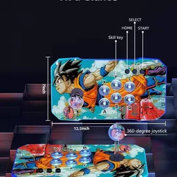 Playtastic M23 Retro Game Console with 30000+ pre installed Games 64 GB with Two Wireless Controllers for PS-1/CPS/FC/GBA Arcade Gaming image 3