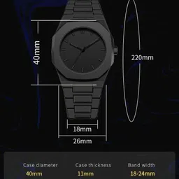 terizla Butterfly Buckle Analog Watch Analog Watch - For Men & Women POLYCARBON Black Dial Quartz Unisex PCBU13 With Strap Adjuster Tool image 4