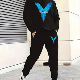 joggers park Printed Men Track Suit image 1