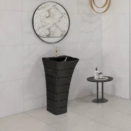 Premium Quality Luxurious Art Handmade WB05 Pedestal Basin-image-21