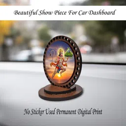 ar creative Hanuman Ji Car Dashboard Idol, God Statue For Car, Home, Office Decorative Showpiece - 7.62 cm image 3