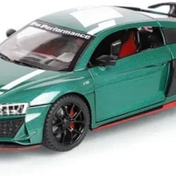 navrangifashion Navrangi 1:24 Scale Audi R8 V10 Metal Alloy Die-Cast Pull Back Openable Doors image 4
