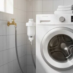 everflow Washing Machine Filter with Polyphosphate Crystals,Hard Water Protection & Scale Tap Mount Water Filter image 5