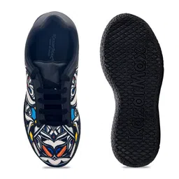 KazarMax Women Black & Multicoloured Mesh Walking Non-Marking Shoes image 4