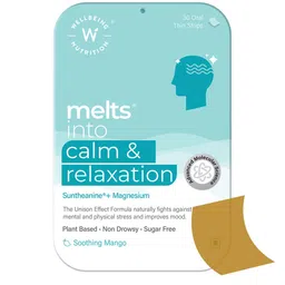 Wellbeing Nutrition Melts Into Calm & Relaxation - Soothing Mango Flavour - 30 Oral Strips image 1