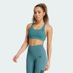 adidas performance Powerimpact Rib Medium Support Training Bra image 1