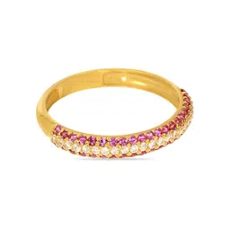 BHIMA BIS Hallmark 22K 916 Gold Stone-Studded Finger Ring-picture-22
