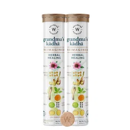 Wellbeing Nutrition Set of 2 Reimagined Grandmas Kadha Tablets - 15 Tablets Each-image-87