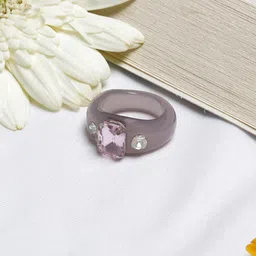 BEWITCHED Gold-Toned Mel Rhinestone-Studded Finger Ring-picture-11