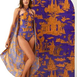 Tizzi Abstract Printed Sarong Cover up Bottom-picture-21