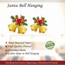 Special You Christmas Decorations Kit With Bell Wall Hanging Decor- 20 Pcs image 5