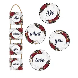 ROMEE Multicoloured Wooden Wall Hanging image 3