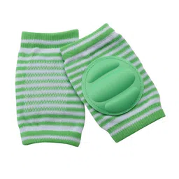 Babymoon Infants Striped Padded Knee Pads for Crawling image 4