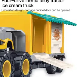 yujasv 1:43 Friction Powered Salling Transport Die Cast Truck Toy image 3