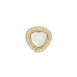 TEEJH Sadha Gold-Plated Stone Studded Finger Ring image 4