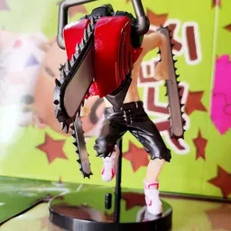 funfob Chainsaw Man Action Figure Dengi Height -11CM for Fans (Chain Man) image 3