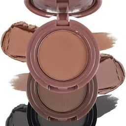 aepruy Eye makeup 3 In 1 Black and Brown Eyebrow Powder Palette 4.5 g-picture-12