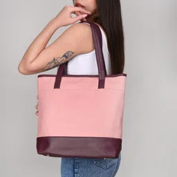 pramadda pure luxury Women Pink Tote-picture-30