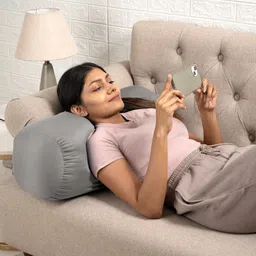 wakefit Polyester Fibre Solid Bolster Pack of 2 image 2