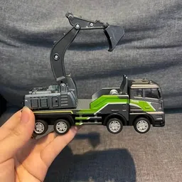 shipease Friction Powered Excavator Construction Truck Toy for Kids Pull Back Vehicles image 5