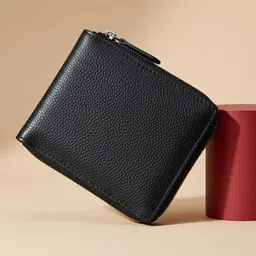 kymmo Men & Women Casual, Trendy, Evening/Party, Formal, Travel, Ethnic Black Artificial Leather Card Holder-picture-45