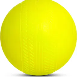 heega Green Non Toxic Plastic Cricket Ball (80 Gm Per Ball) Netball - Size: 4 image 4